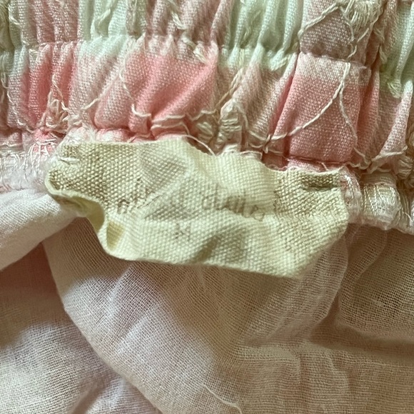 ALTAR’D STATE Pink & White Eyelet Mini Skirt Sz M - Picture 2 of 5